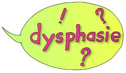 La dysphasie ou difficulté pour trouver les bons mots. La dysphasie ou difficulté pour trouver les bons mots.